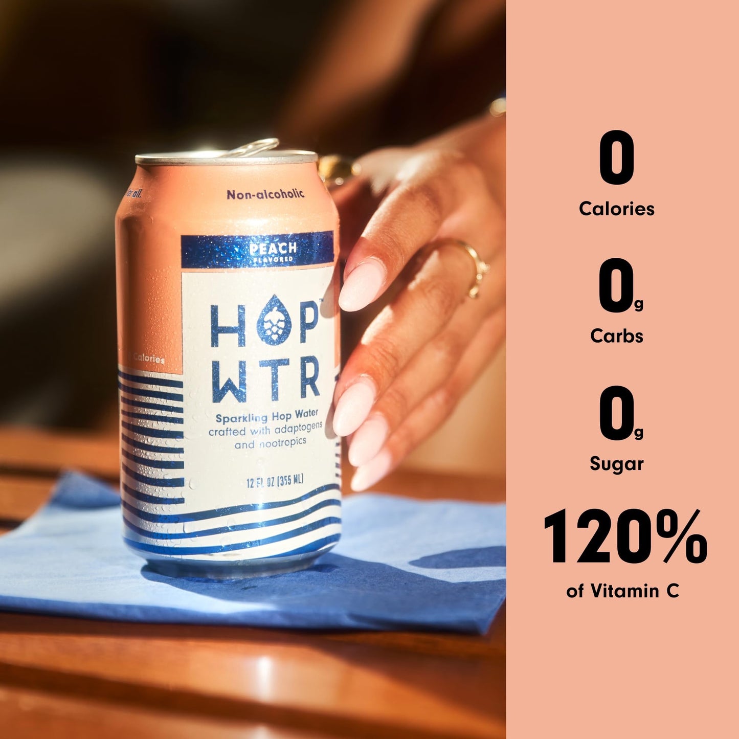 HOP WTR Peach