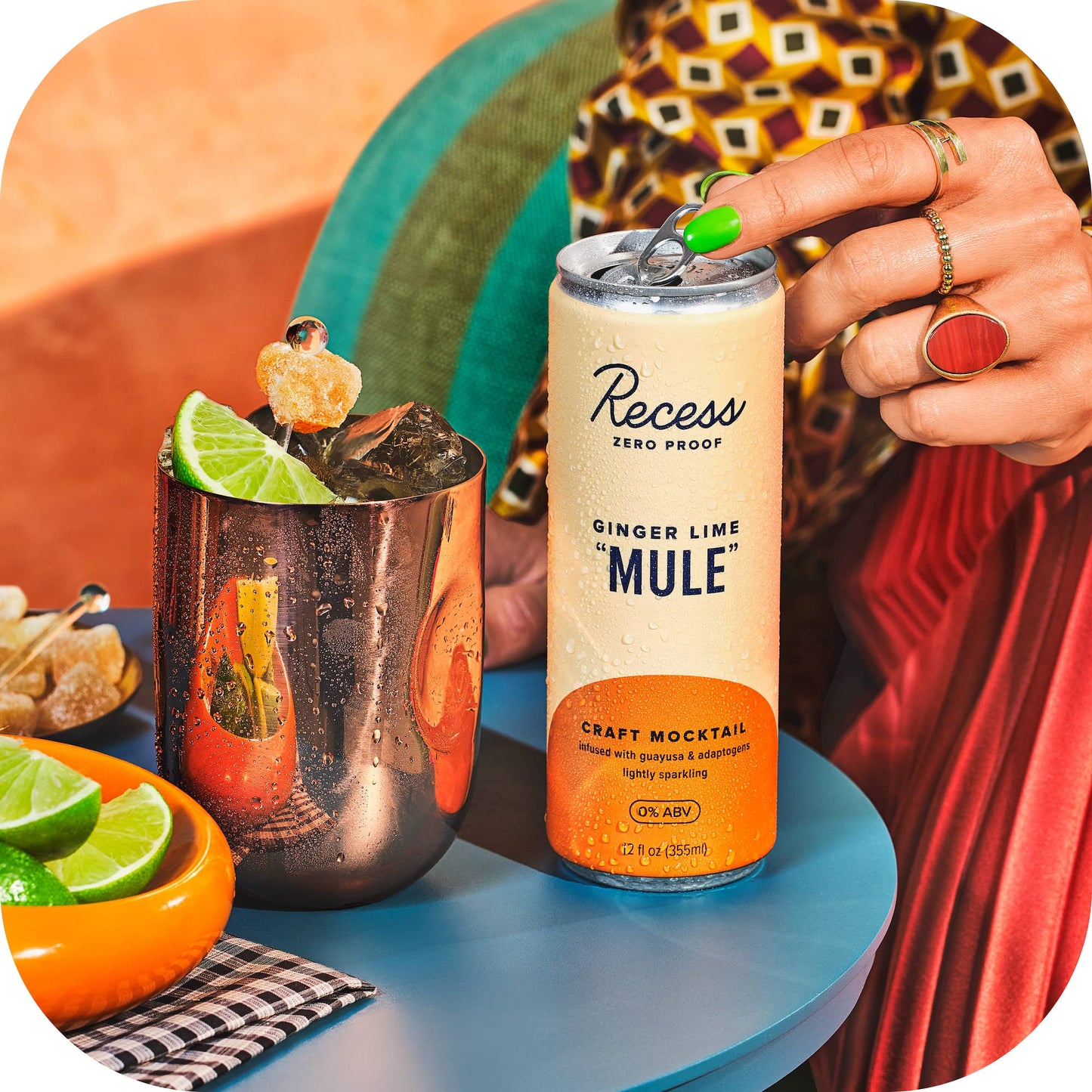 Recess Zero Proof; Ginger Lime Mule