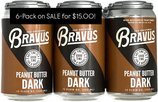 6-Pack BRAVUS N/A Peanut Butter Dark