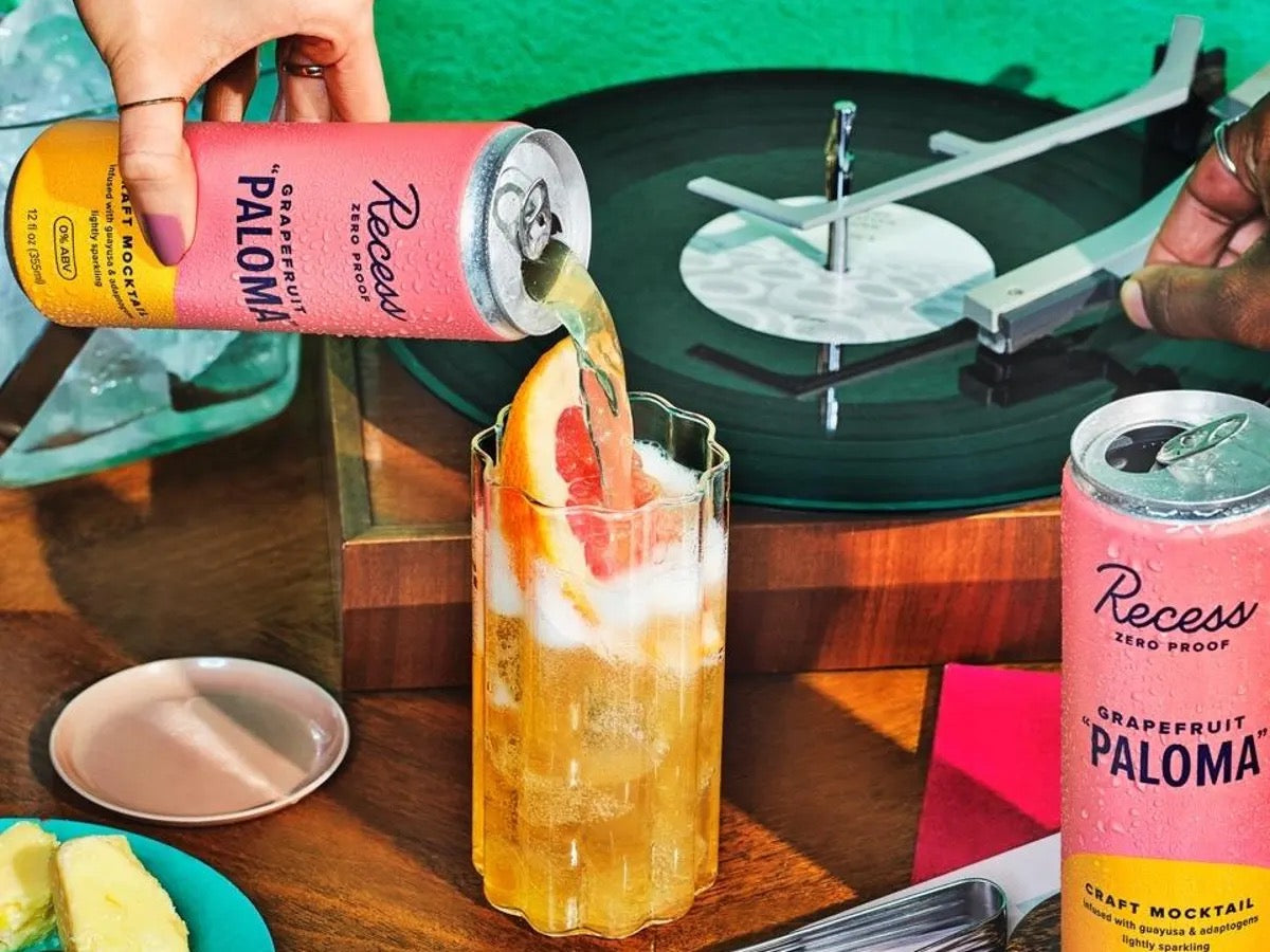 Recess Zero Proof; Grapefruit Paloma