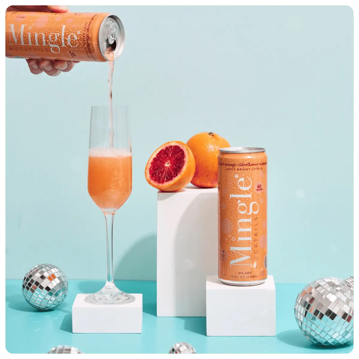 Blood Orange Elderflower Mimosa