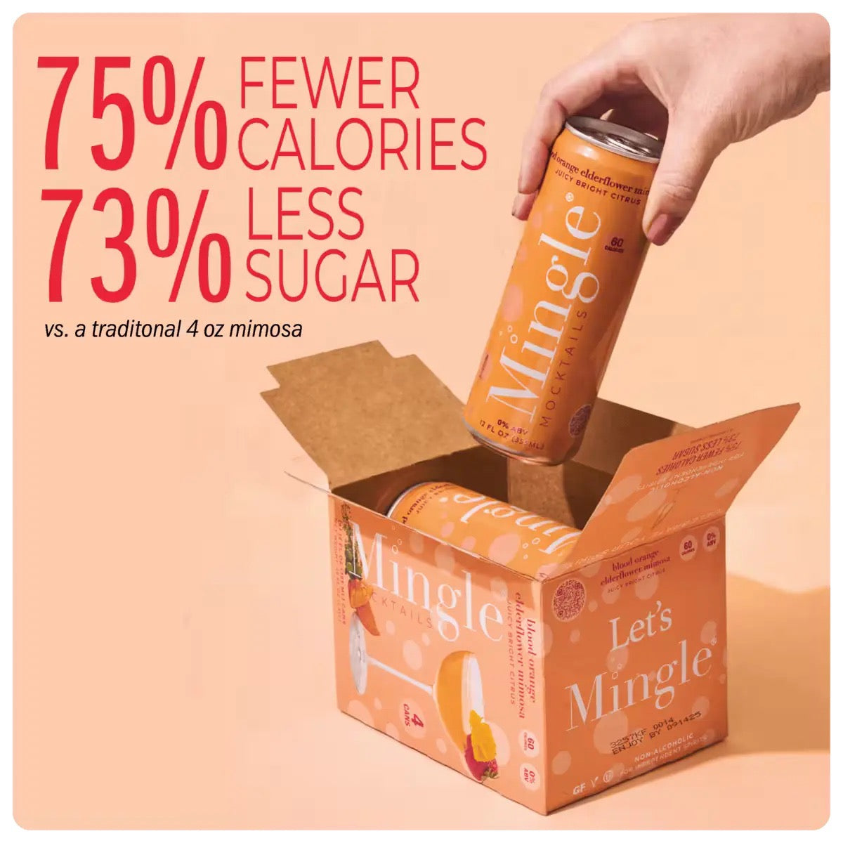 Blood Orange Elderflower Mimosa